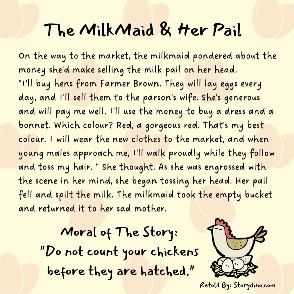 The Milkmaid And Her Pail