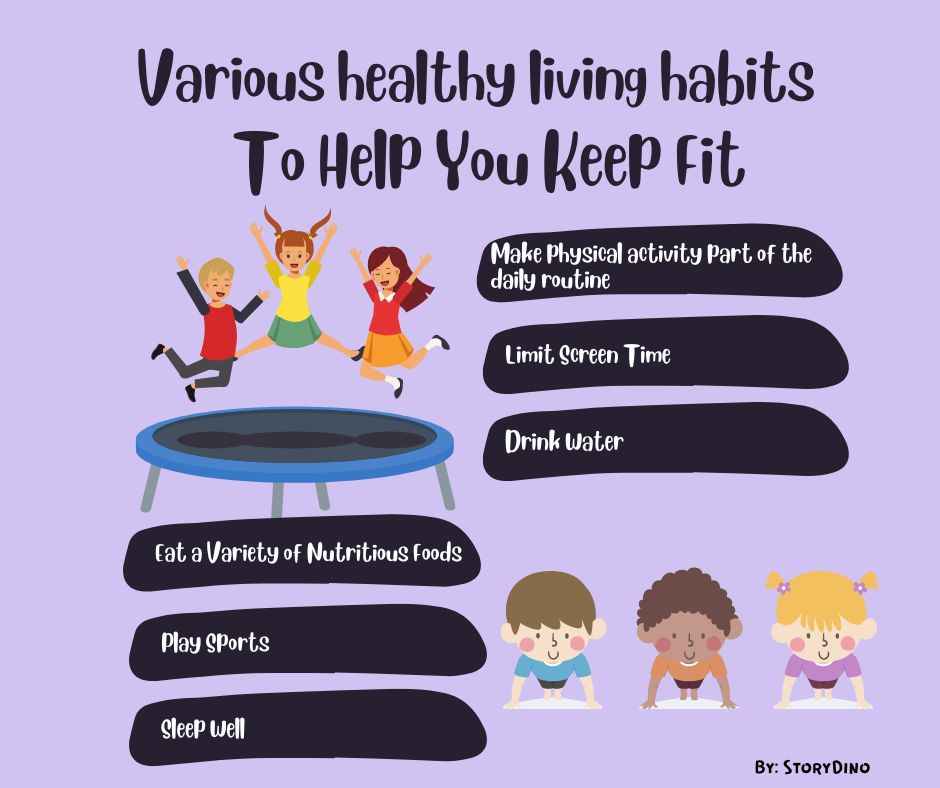 short stories for children fitness poster